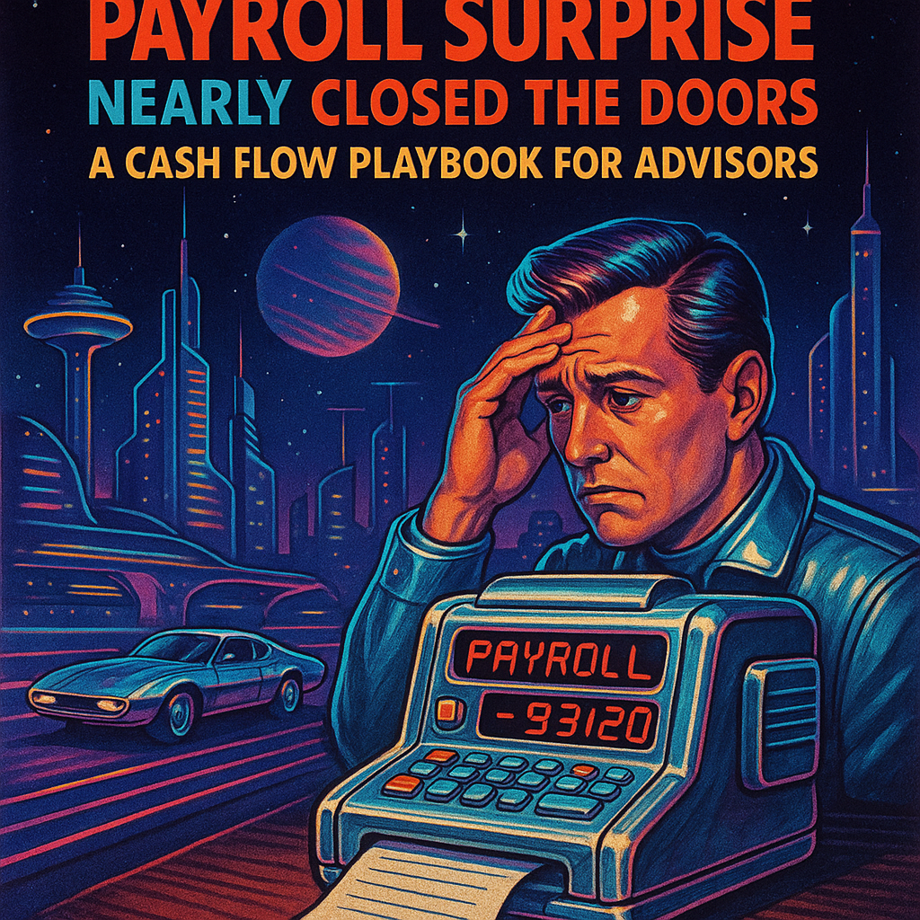 When a Payroll Surprise Nearly Closed the Doors: A Cash Flow Playbook for Advisors