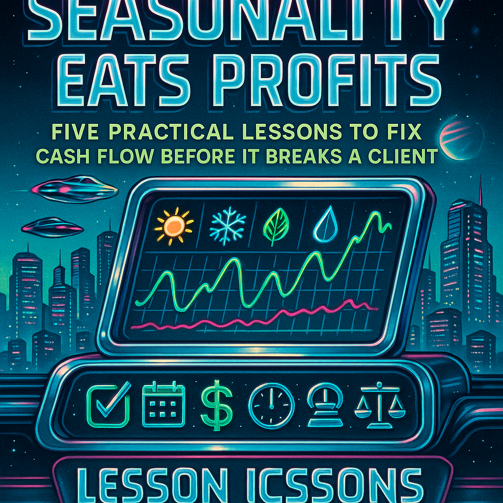 When Seasonality Eats Profits: Five Practical Lessons to Fix Cash Flow Before It Breaks a Client