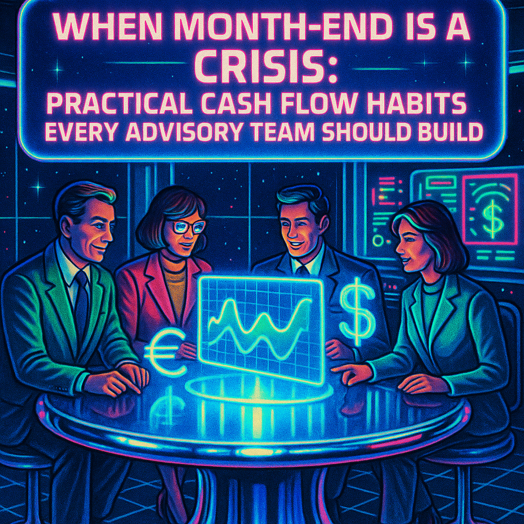 When Month-End Is a Crisis: Practical Cash Flow Habits Every Advisory Team Should Build
