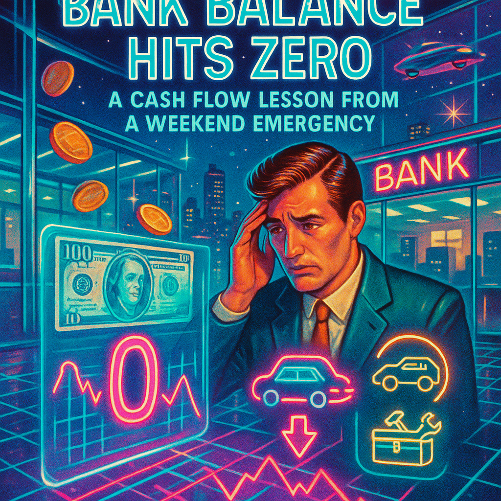 When the Bank Balance Hits Zero: A Cash Flow Lesson from a Weekend Emergency