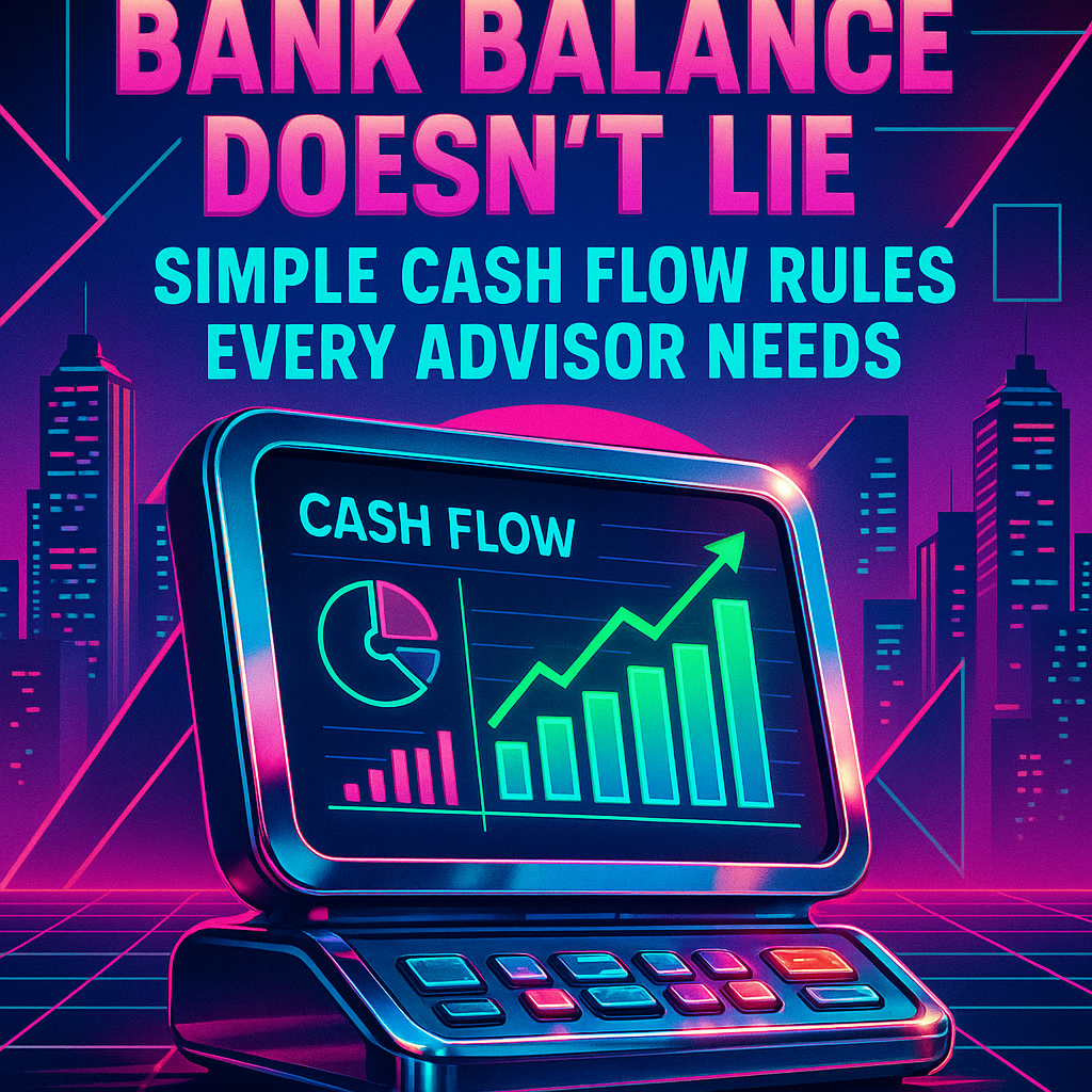 When the Bank Balance Doesn’t Lie: Simple Cash Flow Rules Every Advisor Needs